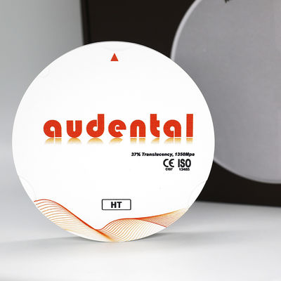 Audental CAD CAM Zirconia Block 1350MPa HT White Dental Milling Block Blank