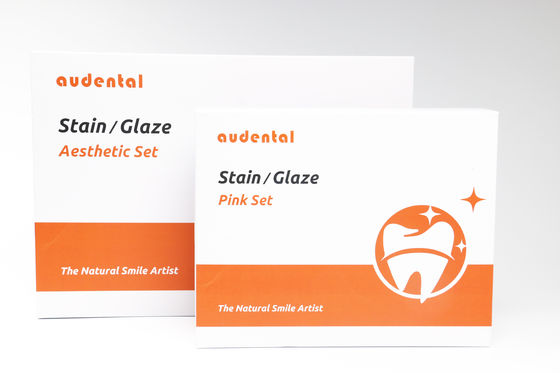 Stain Glaze Paste Set for Dental Lab Equipment Achieve Ideal Effect in One Staining