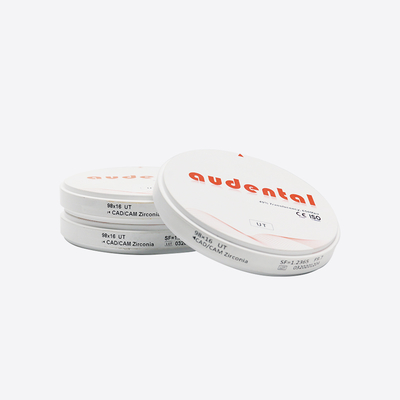 Audental UT/DUT White Ultra Translucency Dental Materials Wide Application Zirconia Blocks
