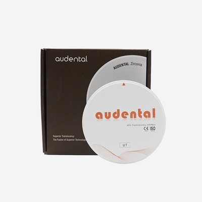 Audental Hot Product UT/DUT White Dental Zirconia Good Price for Dental Lab