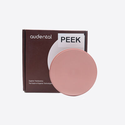 Dental Pmma Block Suitable for Dental Restorations Including Temporary Crowns Bridges and Abutments with Strong Material