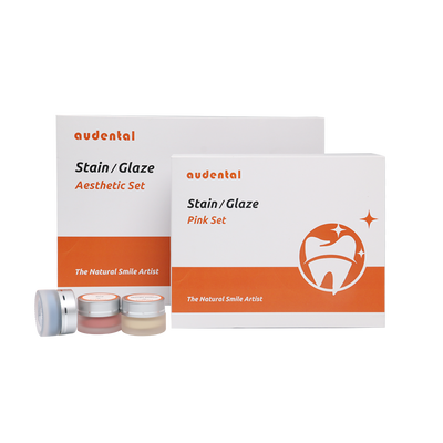 Dental Lab Equipment Featuring Stain and Glaze Paste Set for Smooth Handling Controlled Application and Shade Reproduction