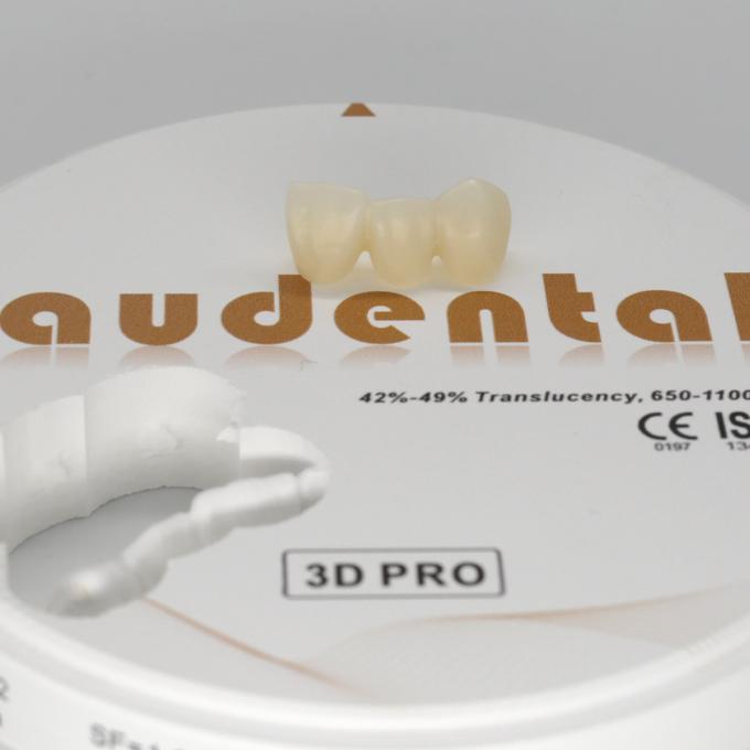 CAD CAM Dental Zirconia Block / Blank 95mm Zirkonzhan Milling Disc